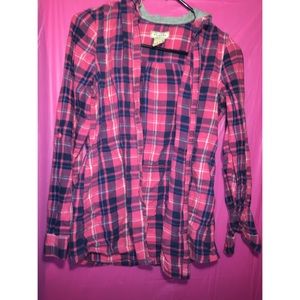 Pink/Blue/Grey Arizona flannel